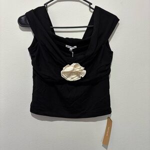 NWT Reformation Emerald Knit Top Size Medium